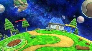 AB4Smash's tweet photo. The final spirit battle is against Giant King Dedede on the Mario galaxy stage. The spirit is Big Bork, a support spirit with Giant https://t.co/69W6kxEGhk