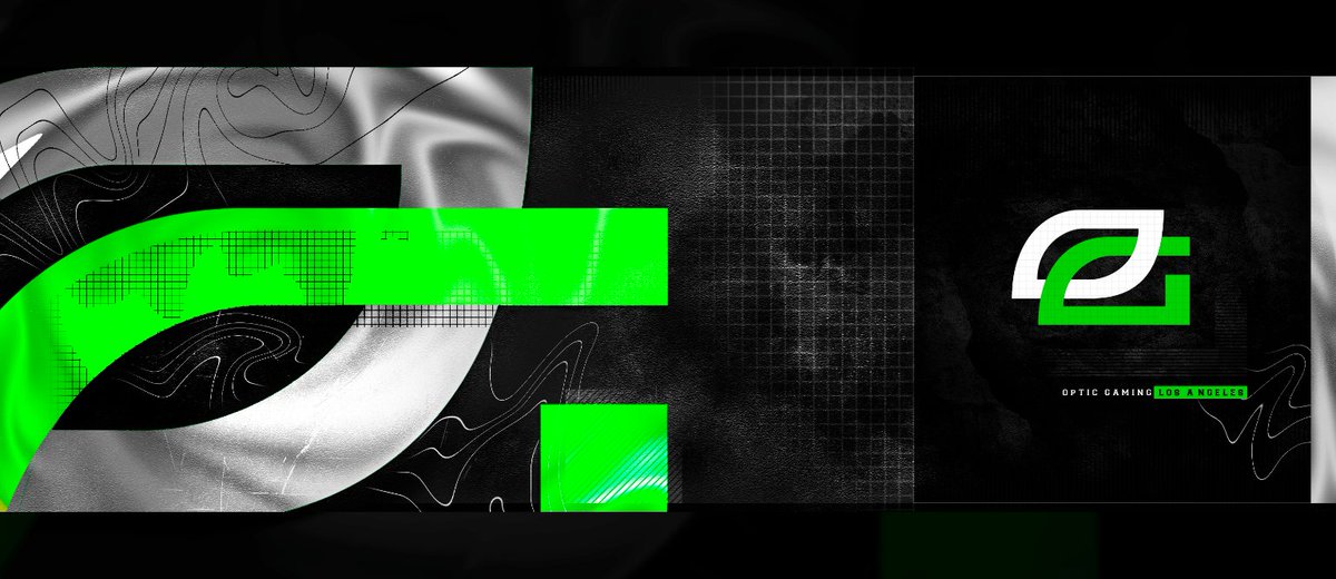 Twitter header for @OpTicGaming 

All support is very appreciated 💚

More works: behance.net/gallery/833866…

#Jv_toesports