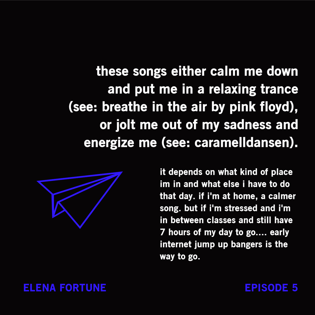 _airplane_mode's tweet photo. episode 5 with @elenafortunee now on spotify ✈️ check out how this illustrator &amp; fashion designer from NYC handles stress and her playlist below! 

https://t.co/o4u4nPpv59 https://t.co/8kgVsVfNBN