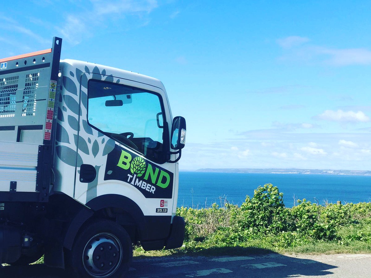 BondTimber's tweet photo. We are very lucky to service such a beautiful part of the country. @NissanUK #cornwall #views #timber #cabstar #southwest https://t.co/6JPjtkZlWR