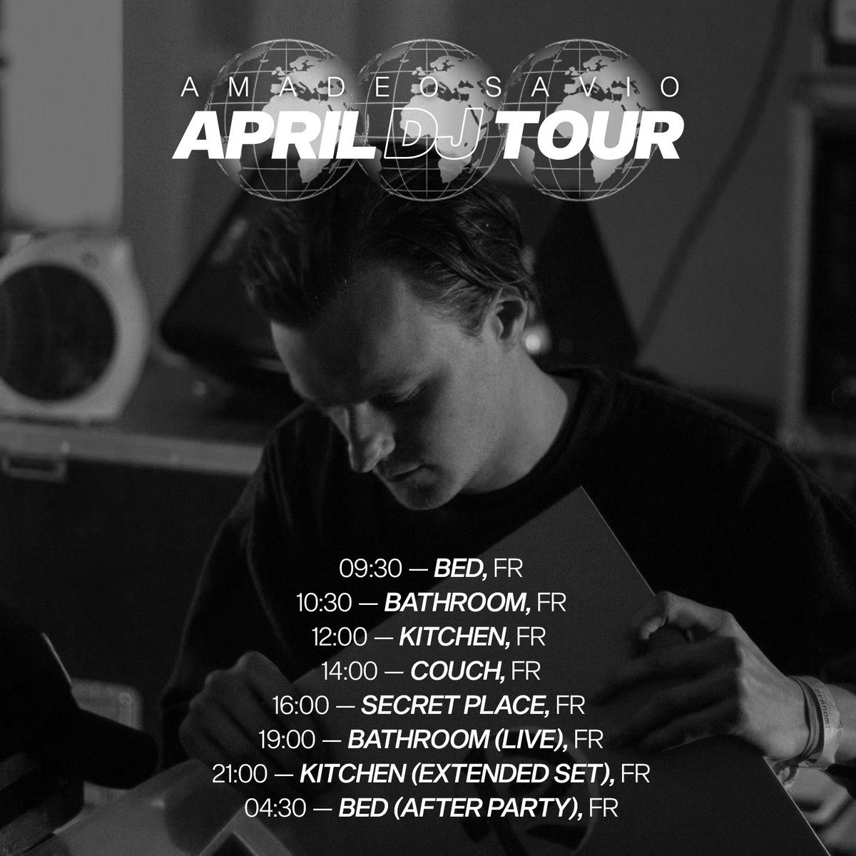AmadeoSavio's tweet photo. April tour is coming https://t.co/cAcnd025T0