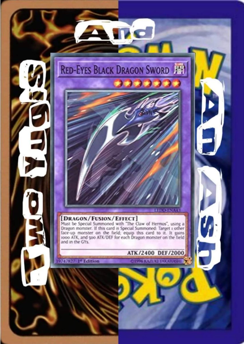 TwoYugis's tweet photo. Yugi Aron this is probably one of the two cards I hate the most from your Red-Eyes deck, thanks for post something yesterday at the last minute, Yugi Marcus. #cardoftheday #cardlife #yugioh #redeyes https://t.co/XdaaFygDVd