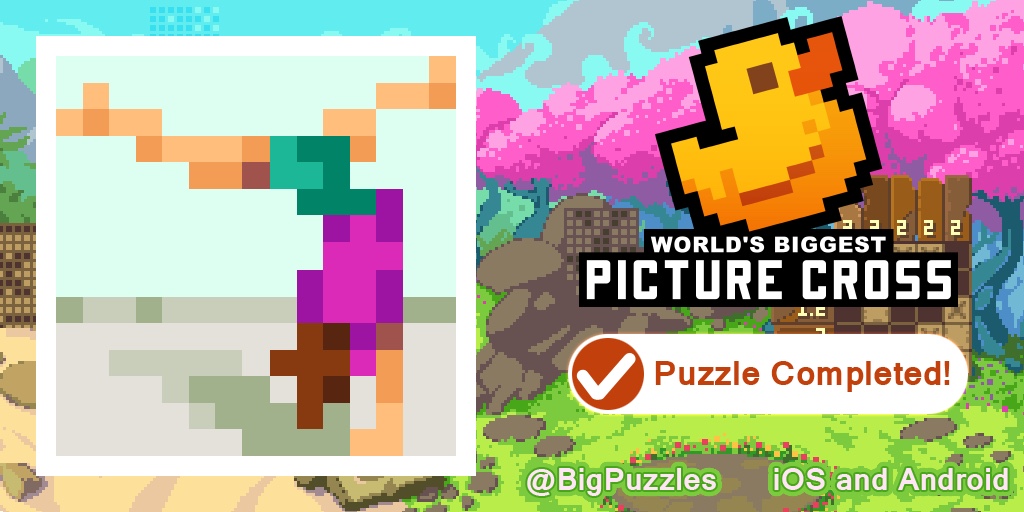 emel_karaca's tweet photo. I've just completed 'Handstand' in World's Biggest Picture Cross.
It's free https://t.co/Uj4Z0ArwKu #WBPC https://t.co/qOFc1G7a4E