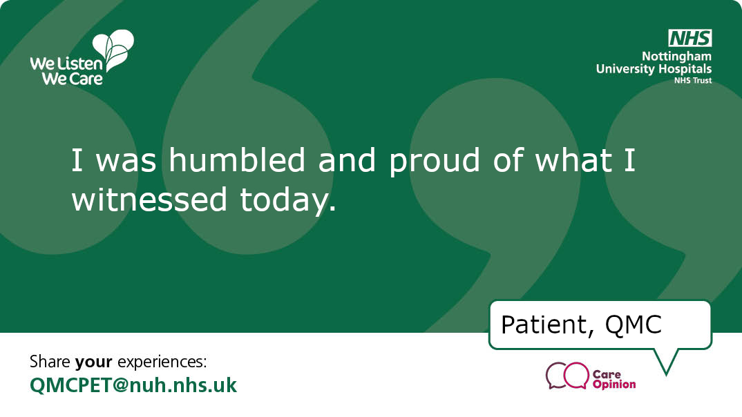 nottmhospitals's tweet photo. Amazing feedback received from a patient for all staff at the new Fracture Clinic in the Treatment Centre. Well done @TeamNUH. Read the full comment here: https://t.co/3RX65hoEWH  #welistenwecare #patientexperience https://t.co/cvBbtmFg4g
