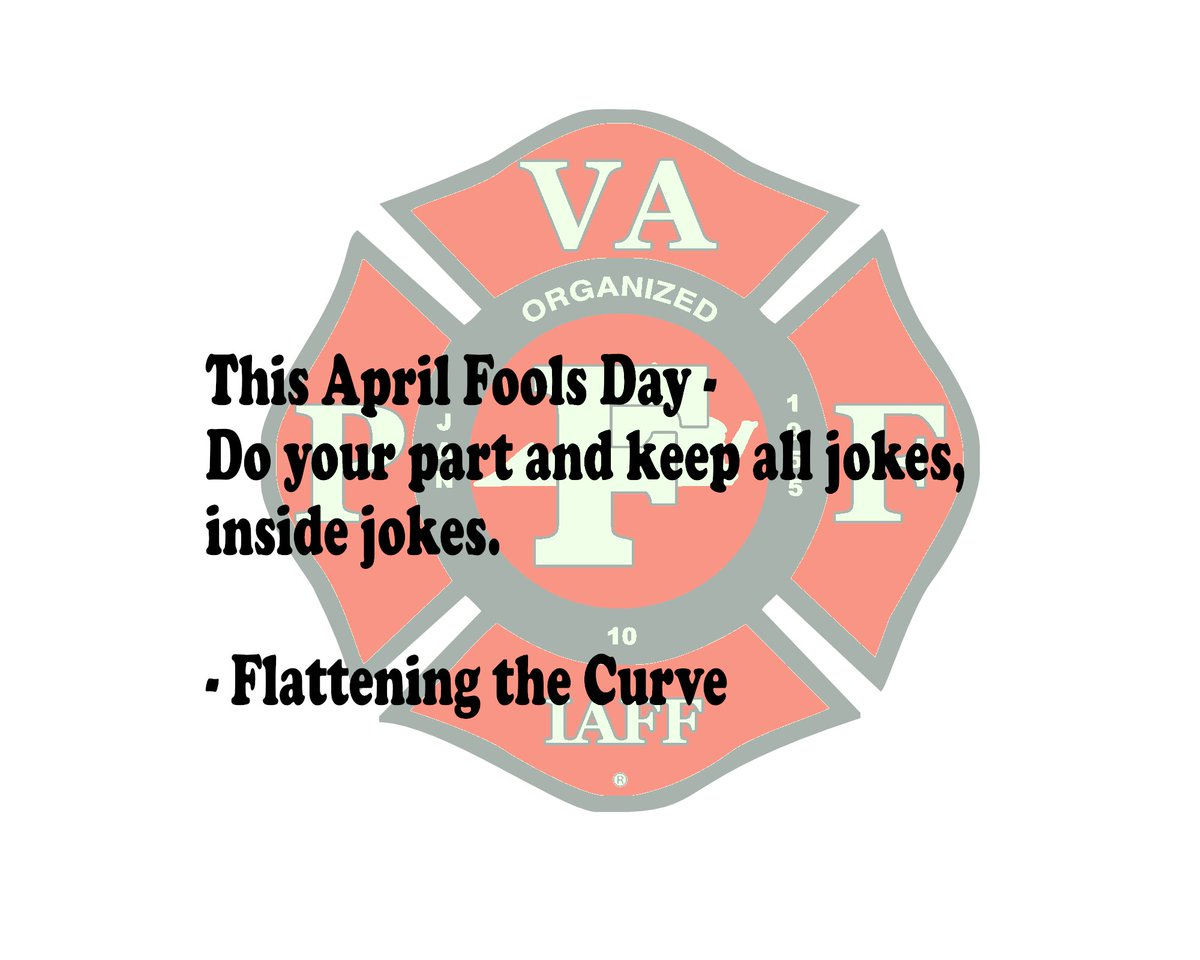 TheVaPFF's tweet photo. PLEASE DO YOUR PART - #FlattenTheCurve https://t.co/WfnjKoyQPq