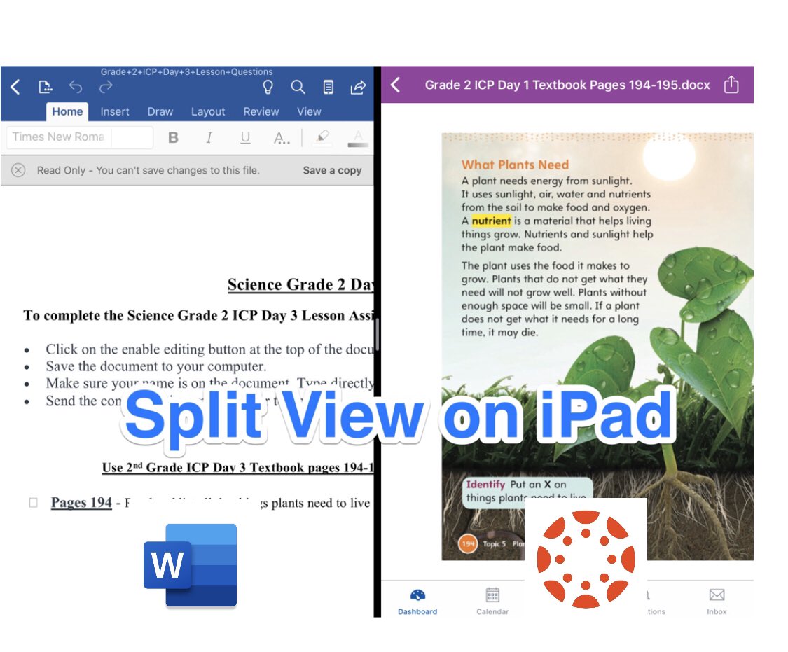Cass_Stewart's tweet photo. Wanting to see the textbook doc/PDF & Word Doc at the same time? Split your screen to see BOTH! #VCSICP
๐ฒ On an iPad use this to help: https://t.co/8PsCgbgRlY
๐ฅ On a Mac use this: https://t.co/EKZ9xp9UC0
๐ป On a laptop with Windows 10 use this: https://t.co/wYNYpD0uYv https://t.co/Nkn2Wk1fsD