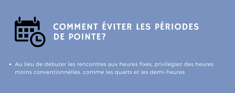 facilis_inc's tweet photo. Toujours dans l’esprit de maximiser la performance des vos appels, nous vous suggérons de vous donner des rendez-vous aux heures non conventionnelles pour éviter le trafic des heures de grandes affluences. 

👉 Plus de trucs et astuces: https://t.co/Aq3QHVfqZL https://t.co/N8NYjceUyV