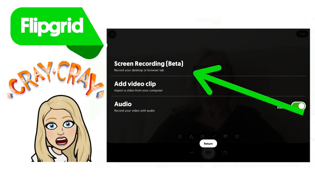 DID YOU SEE THIS????

Flipgrid just got Screenrecorder!!

It's new and it OUT OF THIS WORLD!