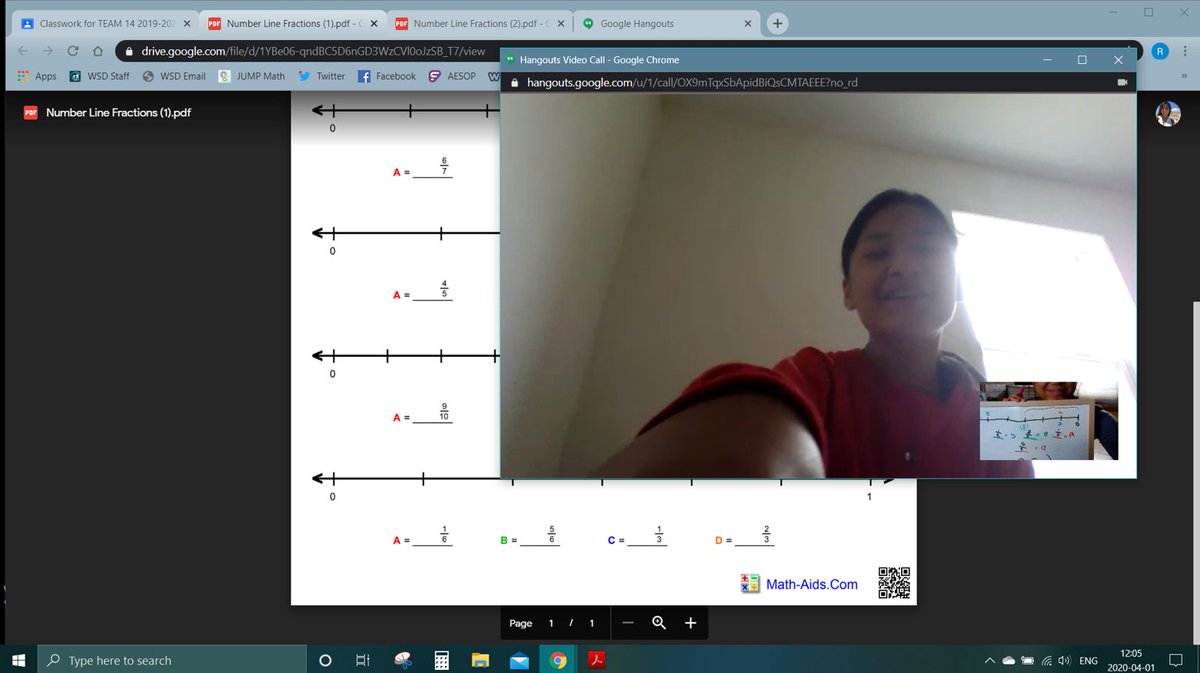 Even though it's Spring Break, I couldn't help but videochat with one of my students to help with her math homework. This definitely made my day as well as hers! 

Teachers, this is a tough spot for us. It's not the same, but it will definitely do! #Team14 <a href="/DufferinSchool/">Dufferin School</a>