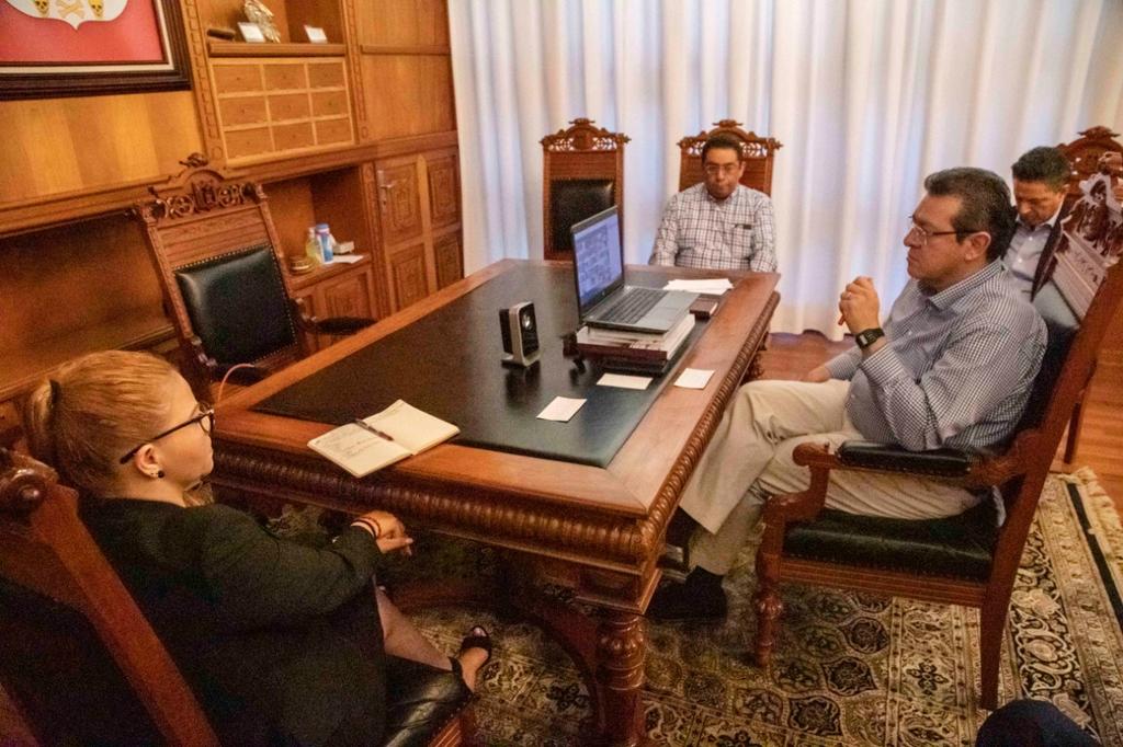 MarcoAMena's tweet photo. 1/2 Participé en la videoconferencia de l@s 32 Gobernador@s con el Gabinete de Seguridad Federal, encabezado por @AlfonsoDurazo, @SSPCMexico; @Luis_C_Sandoval, @SEDENAmx; @AlmiranteSrio, @SEMAR_mx;  @Luis_R_Bucio, @GN_MEXICO_; y la participación de @m_ebrard, @SRE_mx. https://t.co/r7ikCwcZSO