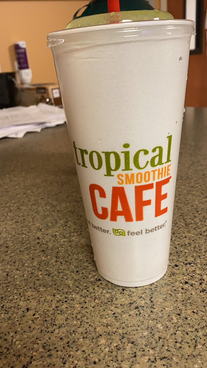 JC_crna's tweet photo. Thank you #tropicalsmoothiecafe for bringing Kettering anesthesia smoothies today!! We appreciate your business. https://t.co/Xrlu3lW7Lm