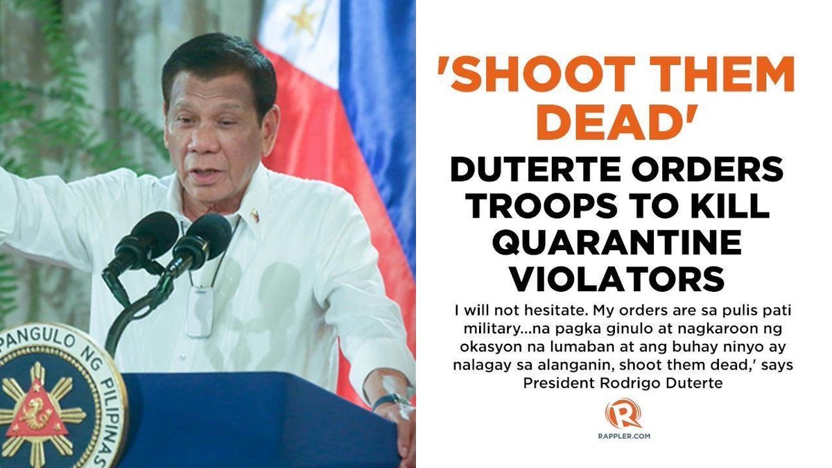 Unikat_hrins's tweet photo. #OustDuterte 
he is a liar, an abuser, a murderer, a threat, he is anti-poor, anti-women, and he is definitely not fit to be the president of the philippines https://t.co/HgYN2B3idY
