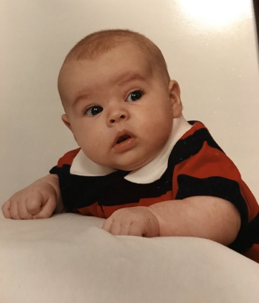 Baby photo challenge! I will be posting baby pics of our players. Your job is to guess who it is.

Conner Purvis still looks the same with that hat on backwards, doesn’t he? 

This little guy is thinking, “what do you mean there’s no baseball?” ...who is it?