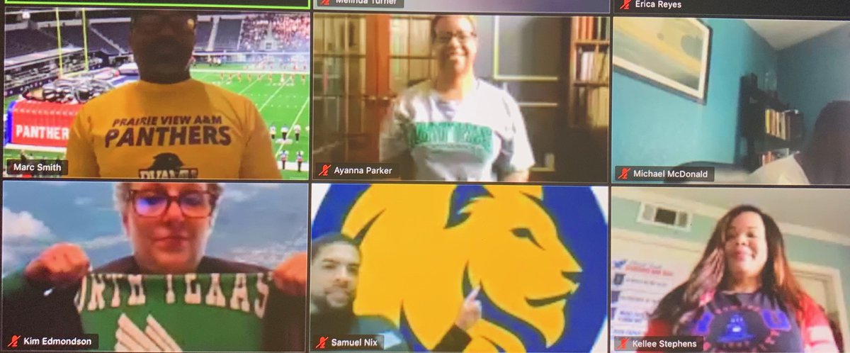 DvilleISDSuper's tweet photo. Each Wednesday we encourage our school family to show off their college pride to spark a discussion with students about college and career options. At today's Principals Meeting, the tradition continued. #WeAreDville https://t.co/TcBwLNfqPa