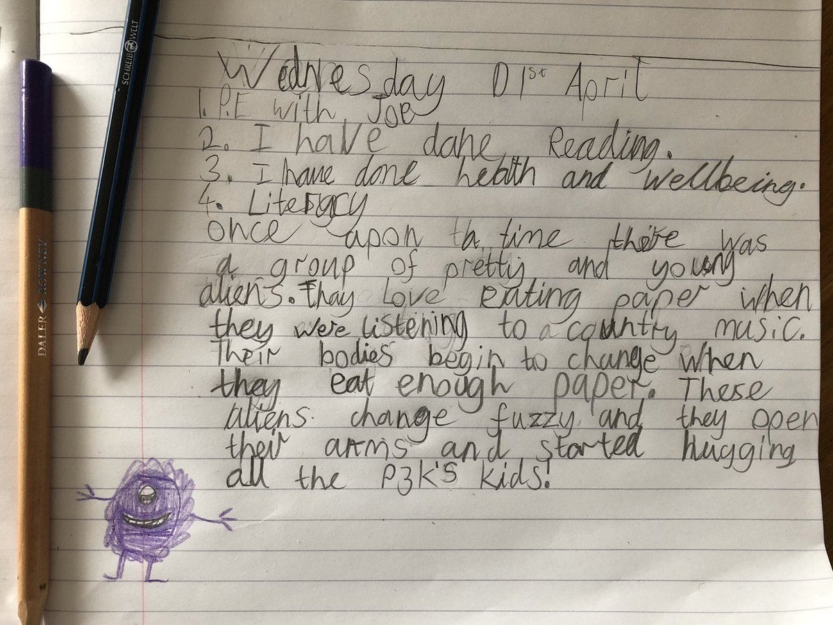 niedbalson's tweet image. Silly story by Timo #wardieP3 @WardiePS #commonwords
