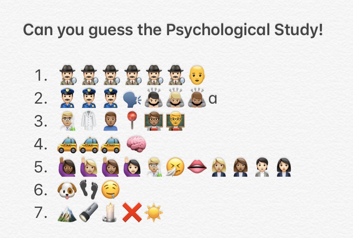 TGASPsychology's tweet photo. Guess the Psychological study... https://t.co/TE25BZ5eUl
