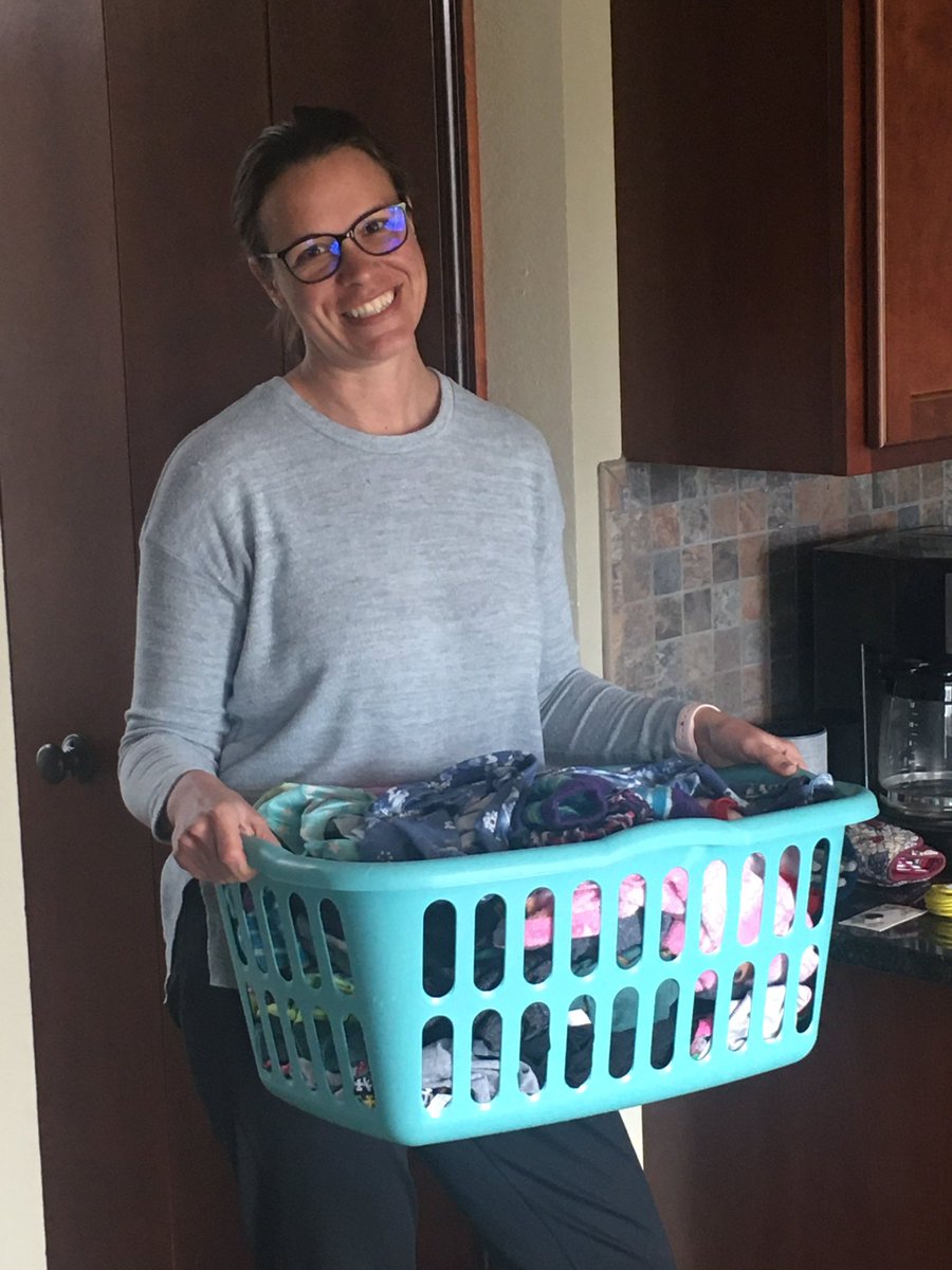 BernhardRachel's tweet photo. It’s chore day! Day 3 for our Spirit Week! If we combined all 4 sets of chores, our houses would all be ready for spring! https://t.co/6Z0RzoCkbb