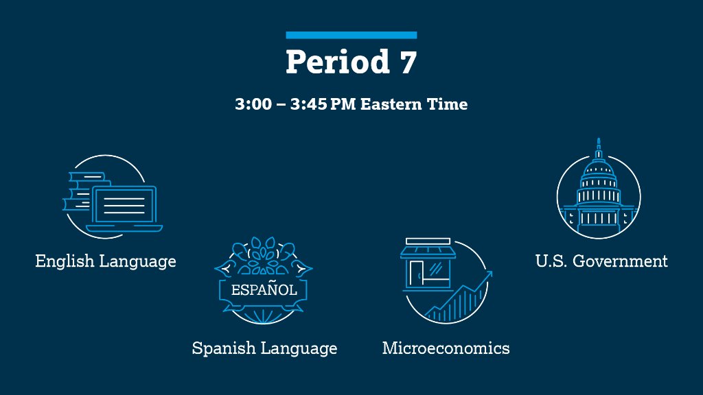APforStudents's tweet photo. These free, live AP review classes begin at 3 pm ET! 

Click your course's link to join the class or set a reminder.

🔷 AP Lang: https://t.co/5YmYBmVpWq
🔷 AP Spanish: https://t.co/XwoXPcNFd6
🔷 AP Microeconomics: https://t.co/lpqanQvLXC
🔷 AP Gov: https://t.co/Phr2xX4kVi https://t.co/4Mx7RGObRH