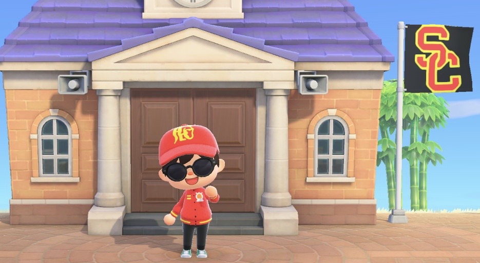 TMBTrumpets's tweet image. For all you #ACNH fans out there, we’ve got some timeless @USCTMB designs for you to #FightOn in across your island!

Red Band Hat: MO-G1B4-X311-L3CM
Jock Jacket: MO-FGXP-P689-KXQJ

#igotintousc #usc #uscband