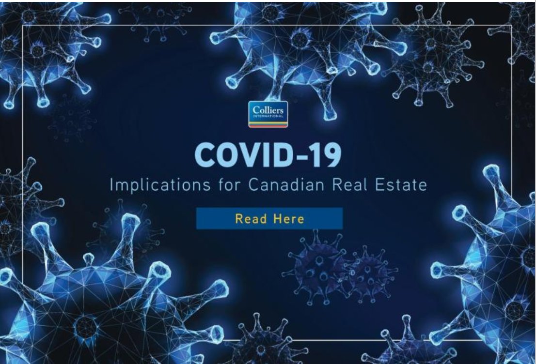 lydiamoreyne's tweet photo. Colliers is at the forefront for commercial real estate news on Covid. #commercialrealestate #lydiamoreyne @collierscanada 

https://t.co/A00DX2lrGa https://t.co/6FJh01dlu5
