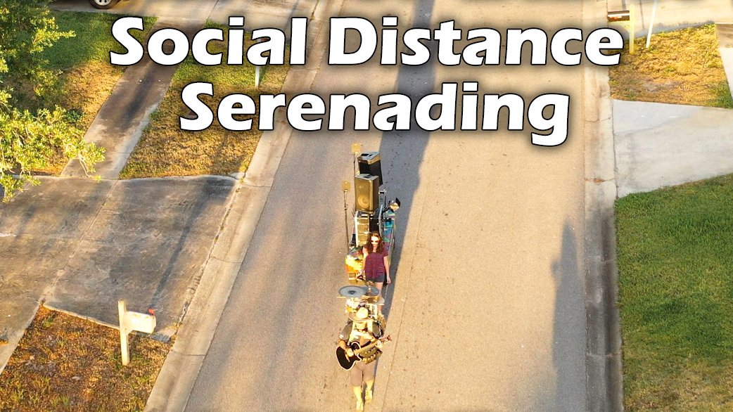OPEN for biz of #socialdistanceserenading see marcdobson.com for more info.