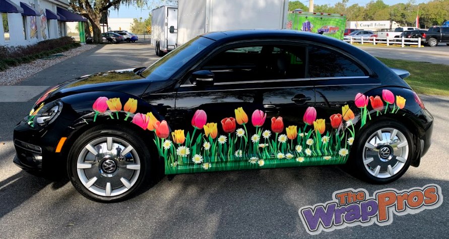 bbgraphics's tweet photo. April showers bring ☔️ May flowers! 🌷 Expect some rain here in the next couple weeks! 🌦#thewrappros #3mwraps #vinylwrap #carwrapping #volkswagon #punchbuggy #bug #vw #tulips #daisy #flowers #spring https://t.co/MmShdF6nY0