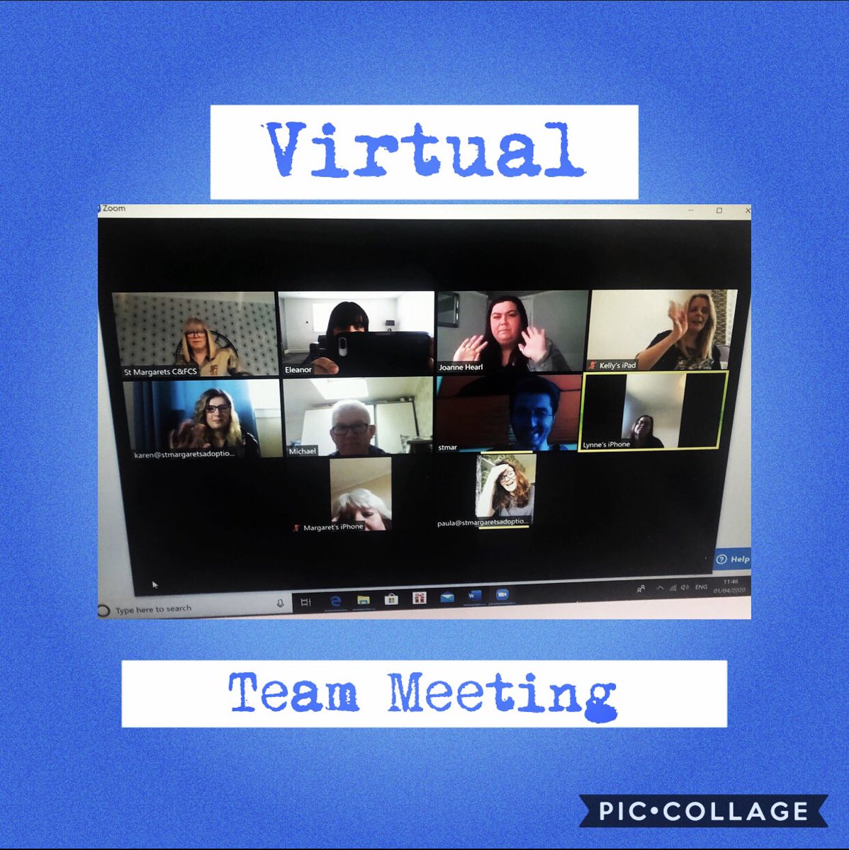 stmgtadoption's tweet photo. As 1 of the 1st adoption agencies in the UK to hold a remote adoption panel last wk, our staff continue 2 embrace innovative &amp; creative ways 2 ensure every1 receives the best possible support &amp; care @ this time #virtualteammeeting #planning #adoptionservices #stmargarets #glasgow https://t.co/V9U3bUgzyR