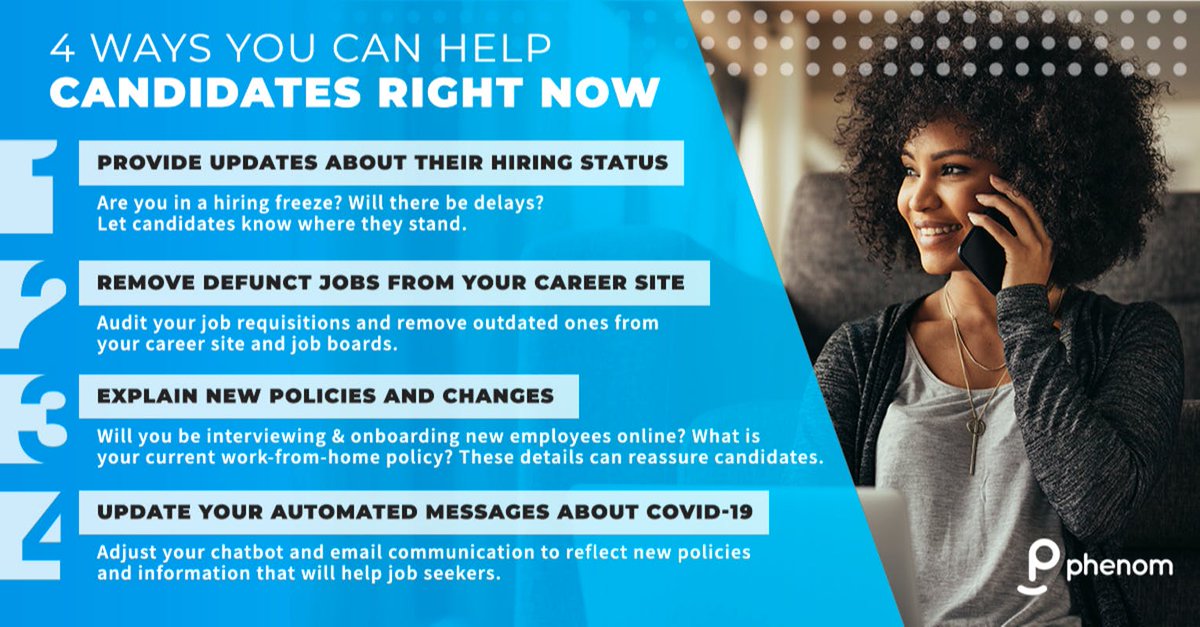 PacaPaul's tweet photo. Has your hiring process changed due to COVID-19? Here’s how you can continue delivering the best #CandidateExperience possible. https://t.co/M7cuWzZMTY