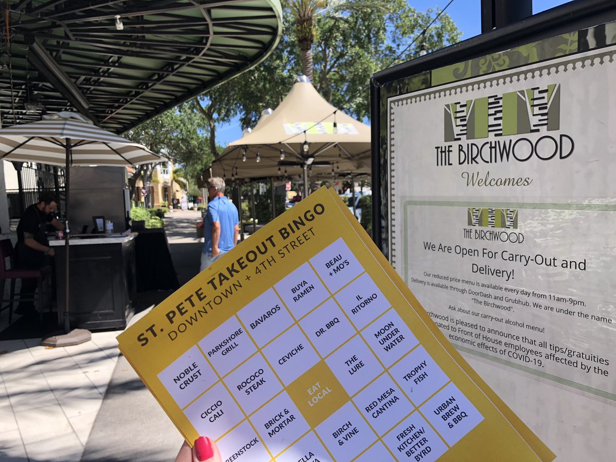 SarahHollenbeck's tweet photo. SUPPORTING LOCAL BUSINESSES: Tonight @abcactionnews I’ll show you the new #TakeoutBingo game just launching in @StPeteFL &amp; @CityofTampa to help drive business to restaurants. STORY at 6:15! @rsbpevents @dtsp #COVID19 #coronavirus #DineLocal https://t.co/MnLdxDF9xD