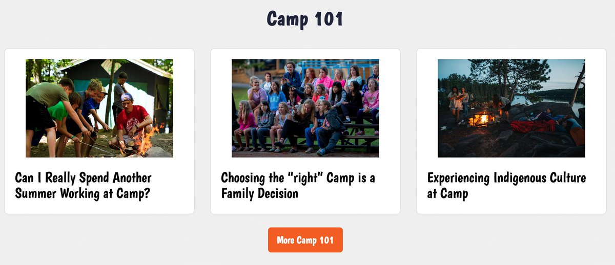 CampPages's tweet image. NEW CAMP STORIES ONLINE! Helping you find the "right" camp experience and keep you connected to camps all year round! Now on camppages.ca

Special Camp Highlights:@CampCanAqua @muskokawoods @campminiyowe @CampTournesol @WaldenCanada @Pioneer_Camp @greatbigtheatre