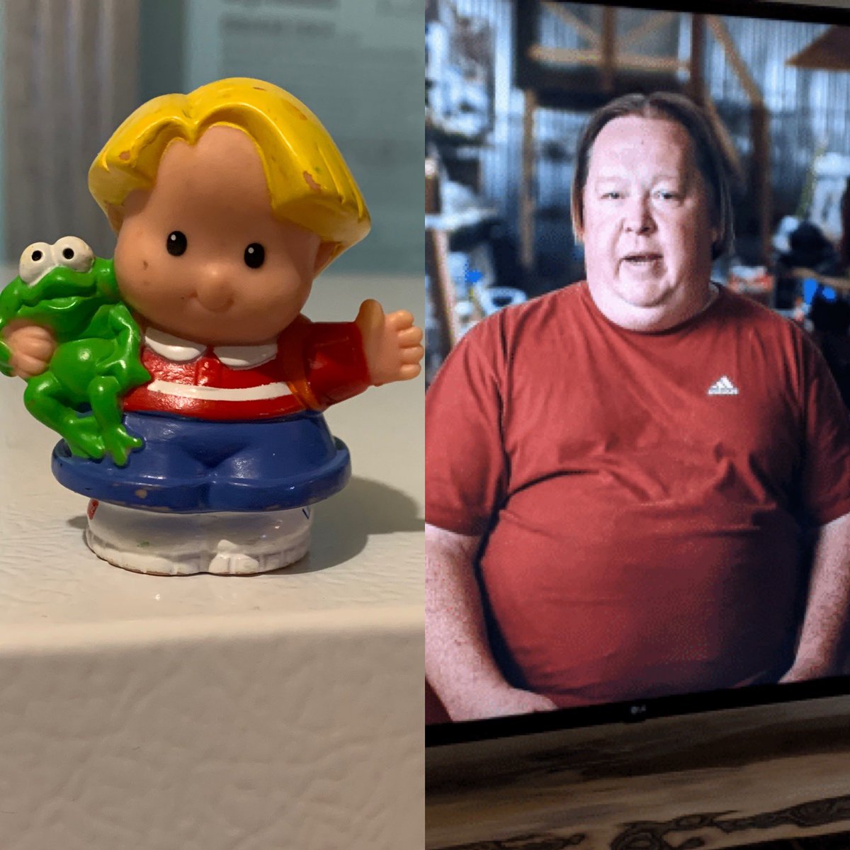 bethanyexplains's tweet photo. Felt the need to share the similarities between these pics. @netflix #TigerKing #TigerKingNetflix #tigerkingmemes https://t.co/LE5KWKmSQD