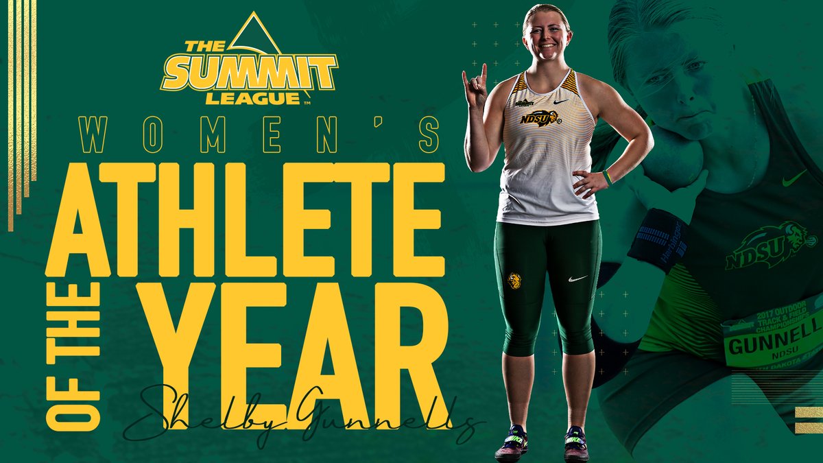 NDSUTrackField's tweet photo. The 2020 Summit League Indoor Field Athlete of the Year ...

Shelby Gunnells! https://t.co/QTSYbL8LhG