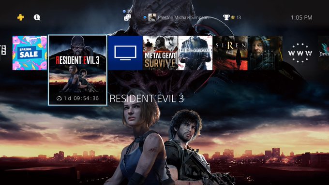 #RE3 Pre Download ! #PS4share https://t.co/2QJtMP9szA<a href="/tag/re3"class="tags">#RE3</a><a href="/tag/ps4share"class="tags">#PS4share</a>