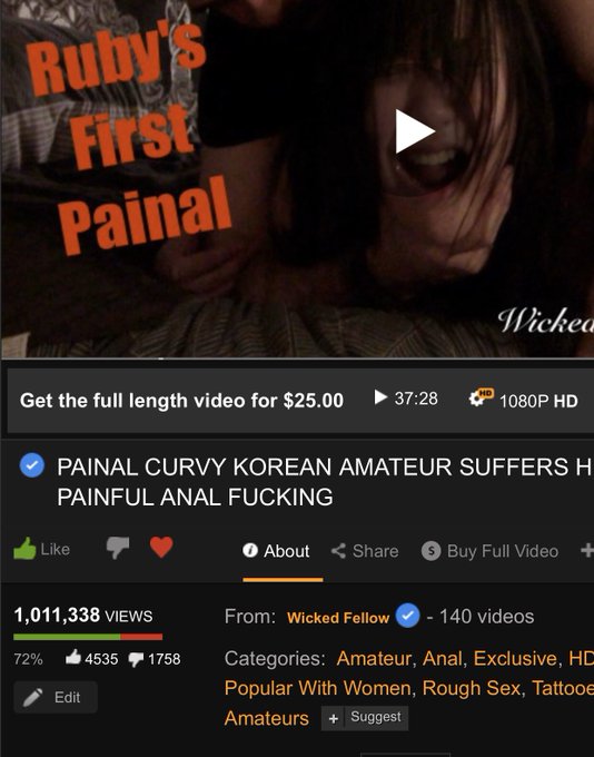 Ruby&rsquo;s first million view video! Congratulations! 🎈🎊🎉🍾 https://t.co/5oHtScXgQN<a href="/tag/behindthescenes"class="tags"><span>#behindthescenes</span></a><a href="/tag/asian"class="tags"><span>#asian</span></a><a href="/tag/spanking"class="tags"><span>#spanking</span></a><a href="/tag/amateur"class="tags"><span>#amateur</span></a><a href="/tag/s"class="tags"><span>#s</span></a>