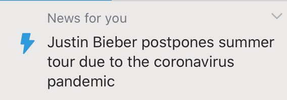 why is this “news for me” twitter i am just asking what did i ever tweet to make you think i am a fan of the biebs or even concerts in general