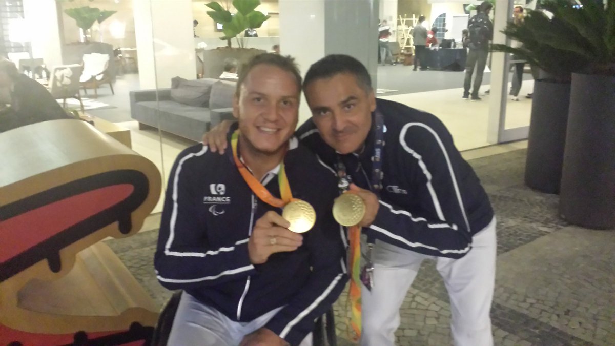 Champions paralympiques en double à Rio, la paire Stéphane Houdet - Nicolas Peifer tentera de conserver son titre en tennis fauteuil à Tokyo   @HoudetStephane  @Nicolas_Peifer