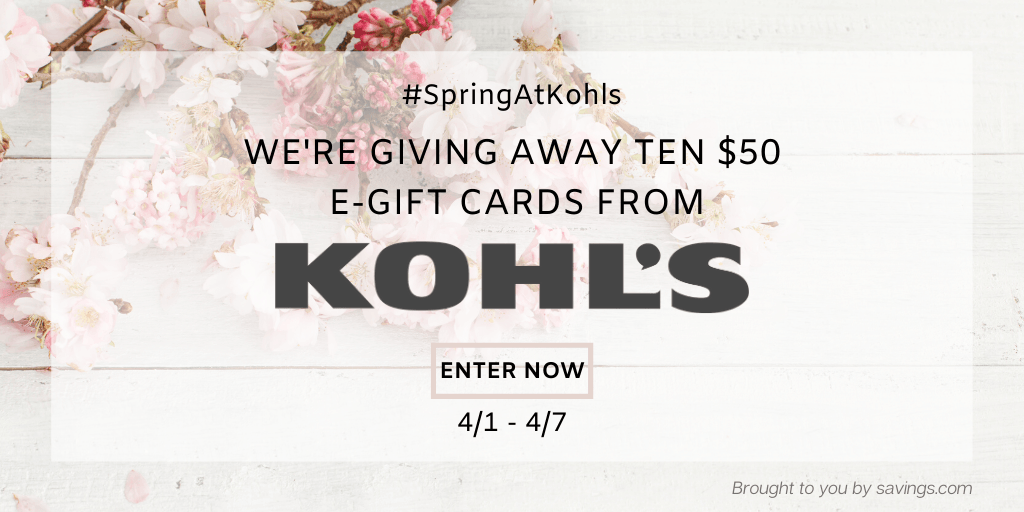 Freebies4Mom's tweet photo. I really want to help you win a $50 gift card to Kohl's
π·π·π·π·π·π·π·
ENTER with just your email:
https://t.co/p0c0P4Jaez #ad #SpringAtKohls https://t.co/WVJ7ZKCcGk
