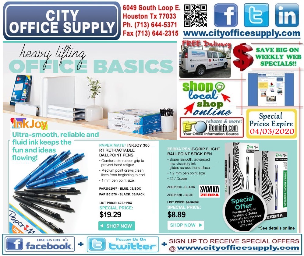 cityos's tweet photo. #WritingWednesday's #Wonderful with @PaperMate #Retractable #BallpointPen #BulkPack &amp; @ZebraPen #ZGripFlight #SuperSmooth #BallpointPens #WeeklyWEBSpecial + #Rebate @ https://t.co/zb4z5RaOwd https://t.co/d0e7aWhZHW https://t.co/ULr5wbPBci