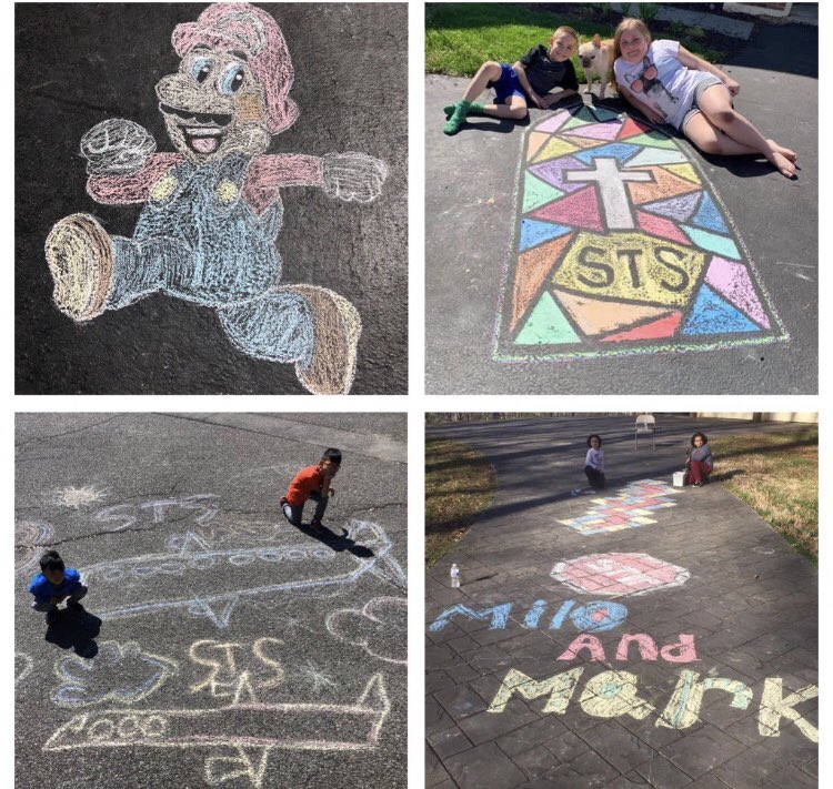 arlingtonOCS's tweet photo. Looking for something creative for your students, families, or teachers? Give your school communities #somethingtochalkabout . What better way is there to spread joy during this time than sharing happy messages on the sidewalk for all to see! Chalk it up and tag us! https://t.co/1Q8K73rcP3