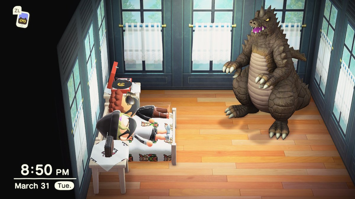 _SomethingElse_'s tweet photo. #AnimalCrossing #ACNH #Godzilla https://t.co/IIsPSaIduB