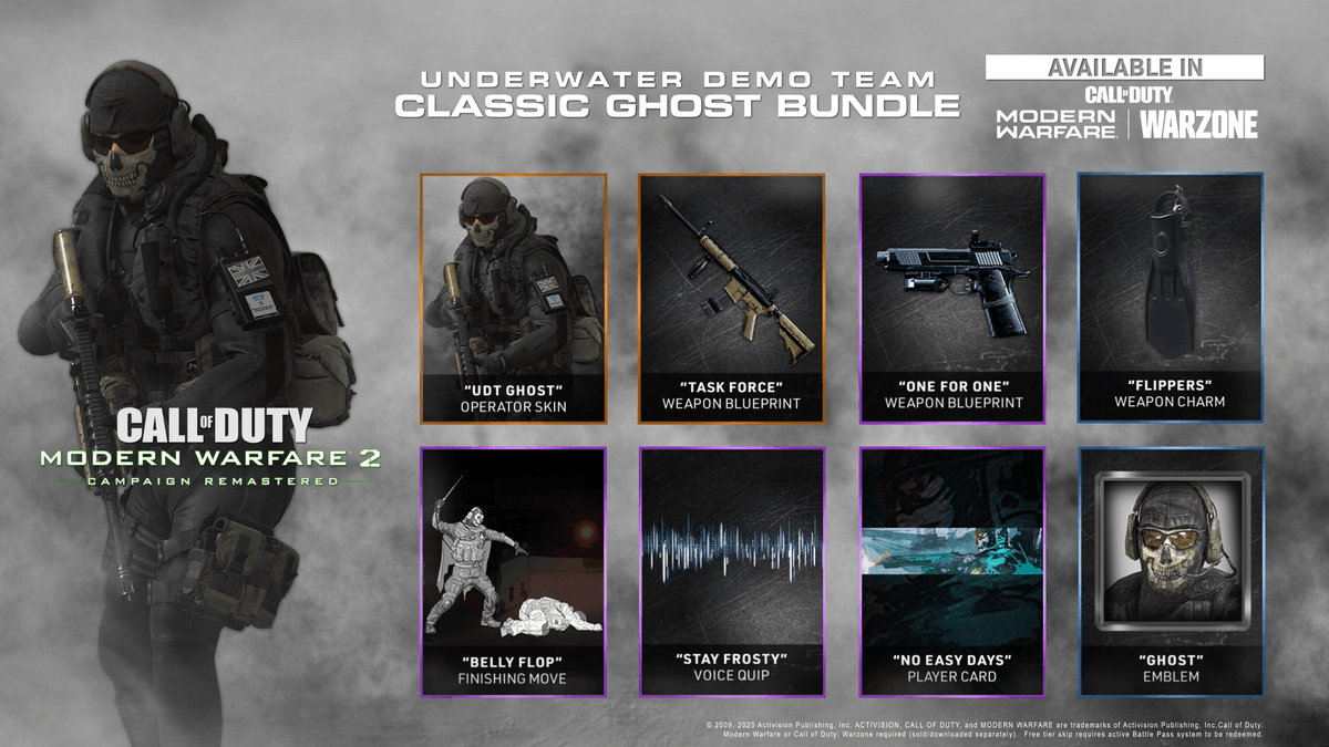 CoDMW_Support's tweet photo. Get the #CallofDutyModernWarfare2Remastered Campaign now and get exclusive items:
https://t.co/JMFBop96CY https://t.co/MCGs5IwsMp