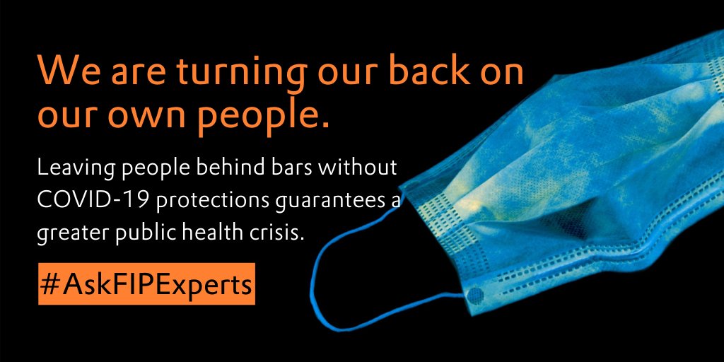 keithbrownmph's tweet photo. COVID-19 poses dire threats to people in jails/prison, directly impacted families & communities. Formerly incarcerated experts must be part of the solution to protect those behind bars. #AskFIPExperts Read our full statement: https://t.co/Vio1UtMX3o https://t.co/zlttpDMpN1
