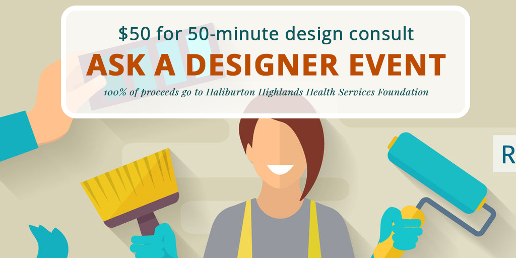 andriadesigns's tweet photo. Got a home DIY project underway? Sign up for our Ask A Designer Event in support of Haliburton Highlands Health Services - https://t.co/pvS4autbtd https://t.co/PPovAs0UTS