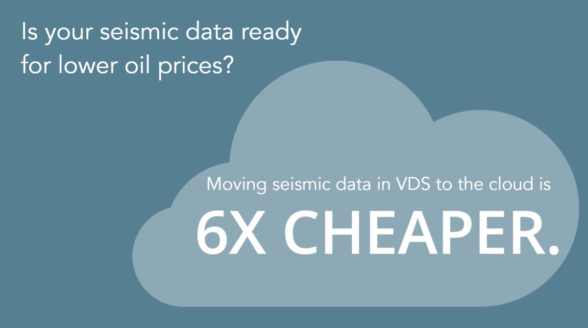 BluwareCorp's tweet photo. Don’t settle for a #cloudarchive for #seismicdata. Moving to a cloud-native storage format can make use of cheap storage options without sacrificing usability. Compress raw & interpreted volumes of seismic data w/ #Bluware VDS. https://t.co/DZOLEohYNR #betterwithbluware https://t.co/zfYZtdOfa1
