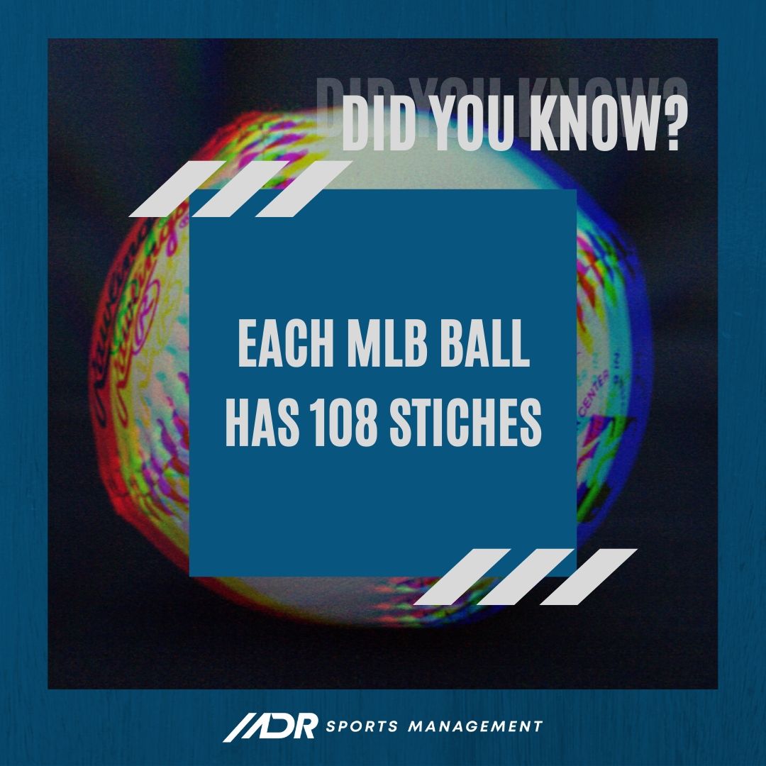 MDRSportsMgmt's tweet image. And each baseball's stitching is sewn by hand using 88 inches of waxed red thread. Do you know any more interesting facts about baseball? Tell us in the comments! #funbaseballfacts
