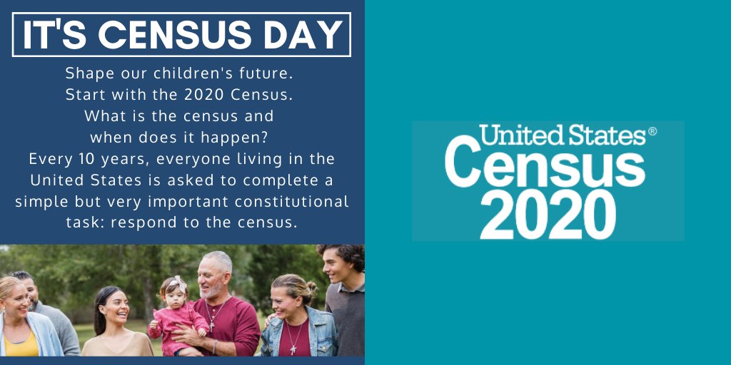 RockHillSchools's tweet photo. Be counted! Today is officially CENSUS DAY. Take a few minutes today and complete the US Census online. Start shaping the future by going to https://t.co/G1TEqQEL6C. Retweet this post and tag three friends challenging them to complete their census! #CountMeInSC #SCCounts2020 https://t.co/1y8SV1FPYN