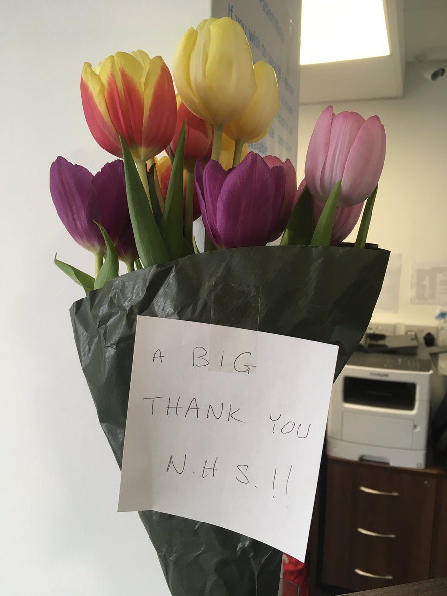 Anonymously left at my work! It’s nice to be appreciated. #NHS