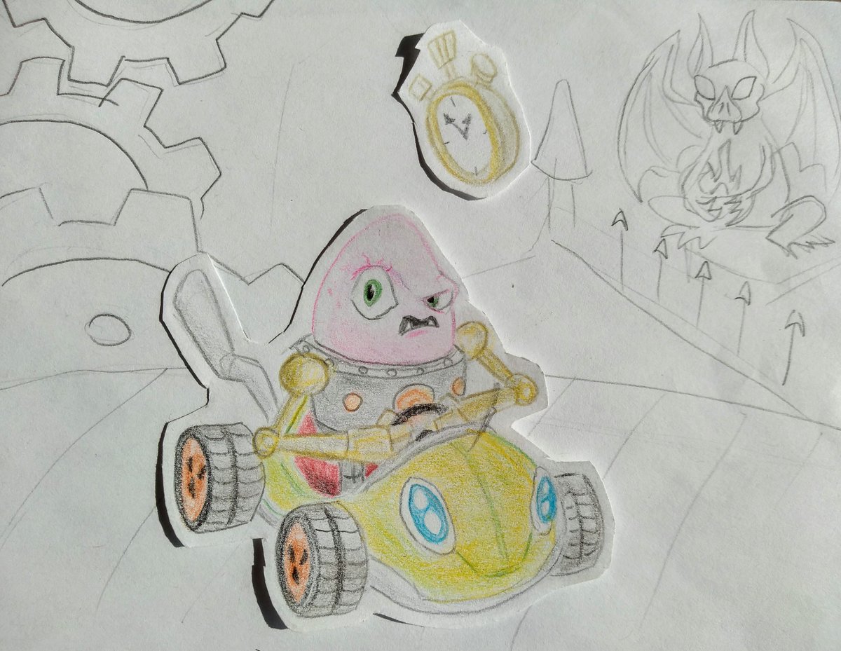 I_dunno_morty's tweet photo. N. Trance

#NTrance 
#CrashTeamRacingNitroFueled #CrashTeamRacing #CTR #CrashNitroKart #CNK #NTranced #Clockworkwumpa #CrashBandicoot #drawing #traditionalart https://t.co/TO11OVwWQC