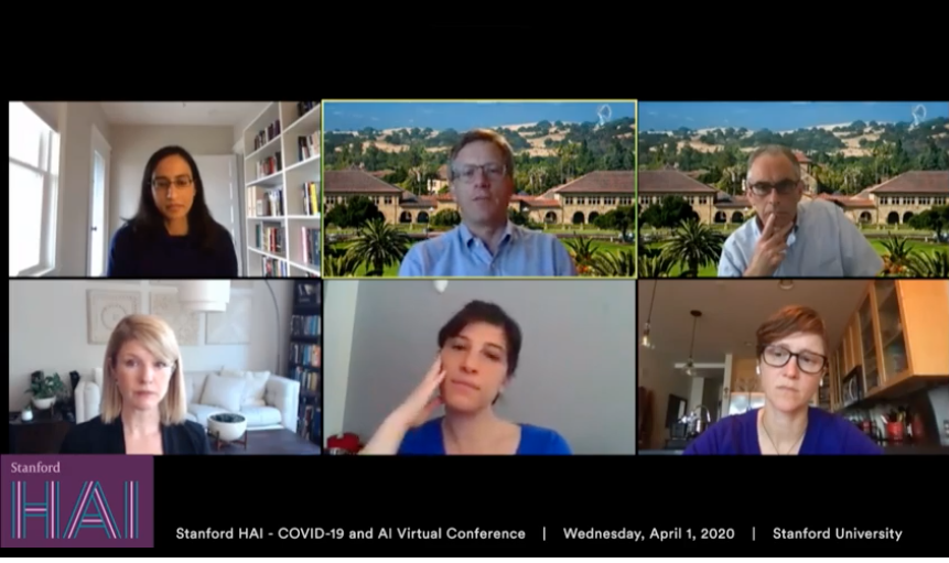 StanfordHAI's tweet photo. From our expert panel on COVID-19 conspiracy theories: Blaming others “removes responsibility from the leader. It’s something that’s been done to them from the outside,” @noUpside says. https://t.co/JU0RFXNLoY https://t.co/LGUJdokrYw