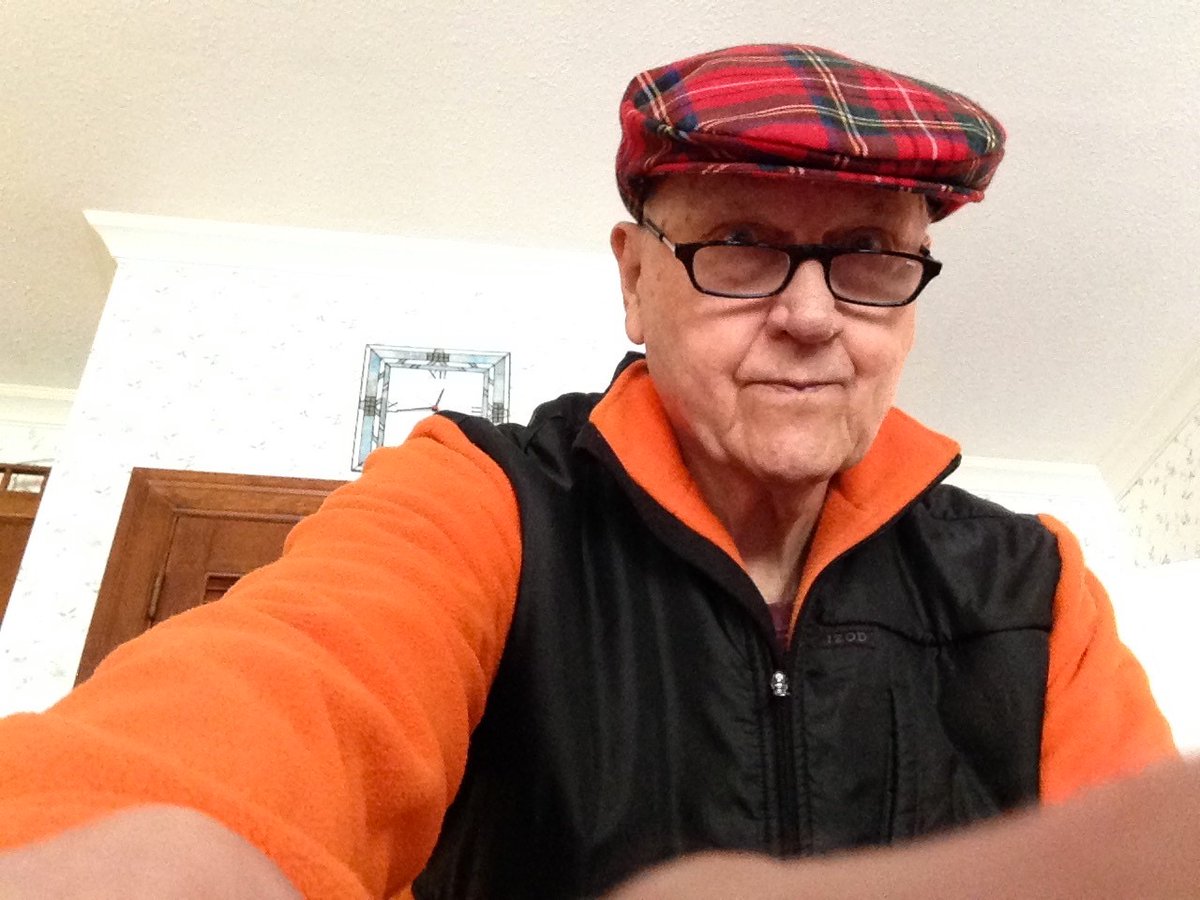 campbelledu's tweet photo. Chancellor Jerry Wallace took his first selfie to wish the Campbell family well, and hopes you're washing your hands this Wear Orange Wednesday! #CamelsWearOrange https://t.co/qjqN88wM9F